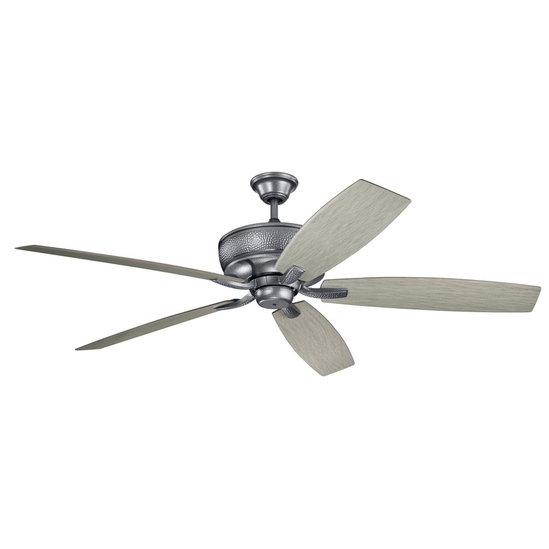 70″Ceiling Fan from the Monarch Collection in Weathered Steel Powder Coat Finish by Kichler