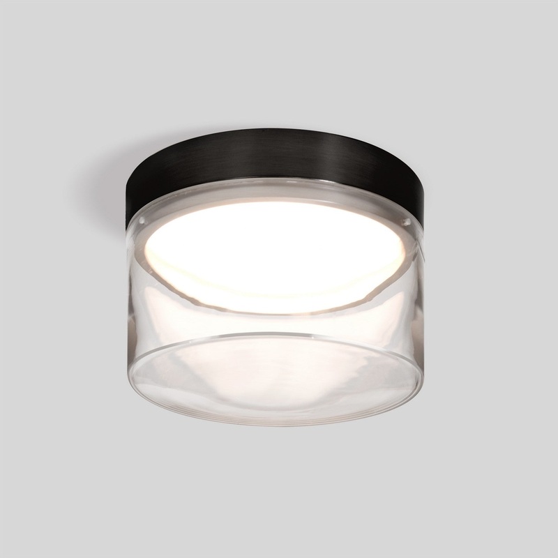 Besa EPICCLC-LED-BK Besa Epic Flush Mount LED Ceiling Mount Black