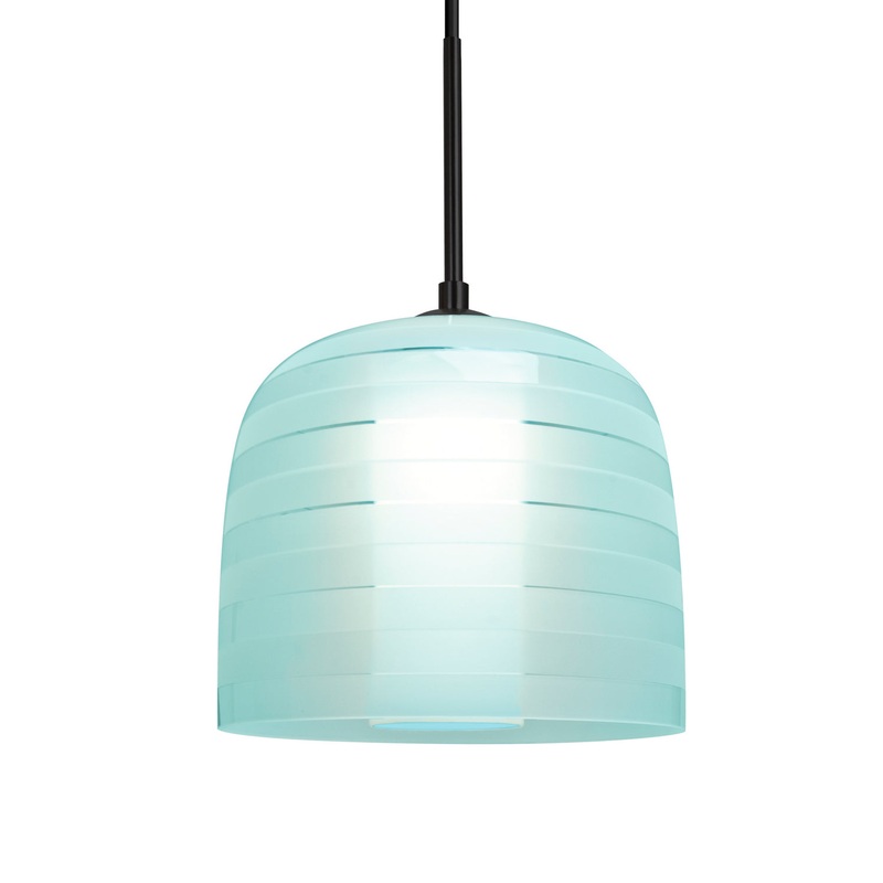 Besa J-MITZI7CY-BK Mitzi 7 One Light Pendant Black