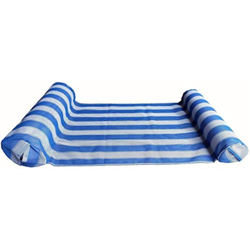 Lettino da Viaggio Toy Water Car Bed Acqua Gonfiabile Galleggiante Bed PVC Gonfiabile Acqua Gioco Floating Bed 5-12 (Color : Blue)