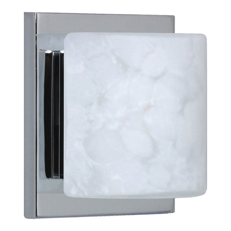 One Light Wall Sconce from the Paolo Collection in Chrome Finish by Besa