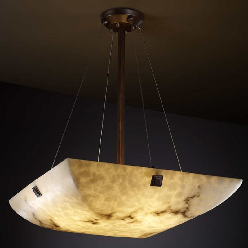 Pendant from the LumenAria Collection in Dark Bronze Finish by Justice Designs