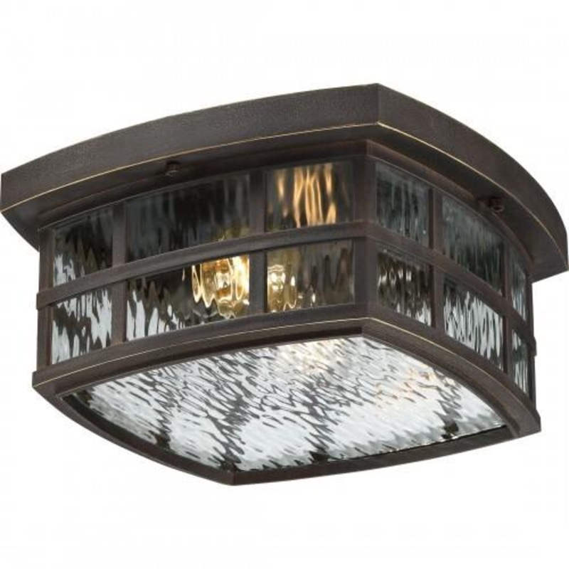Quoizel SNN1612PN Stonington Outdoor flushmount palladian bronze Outdoor Lantern