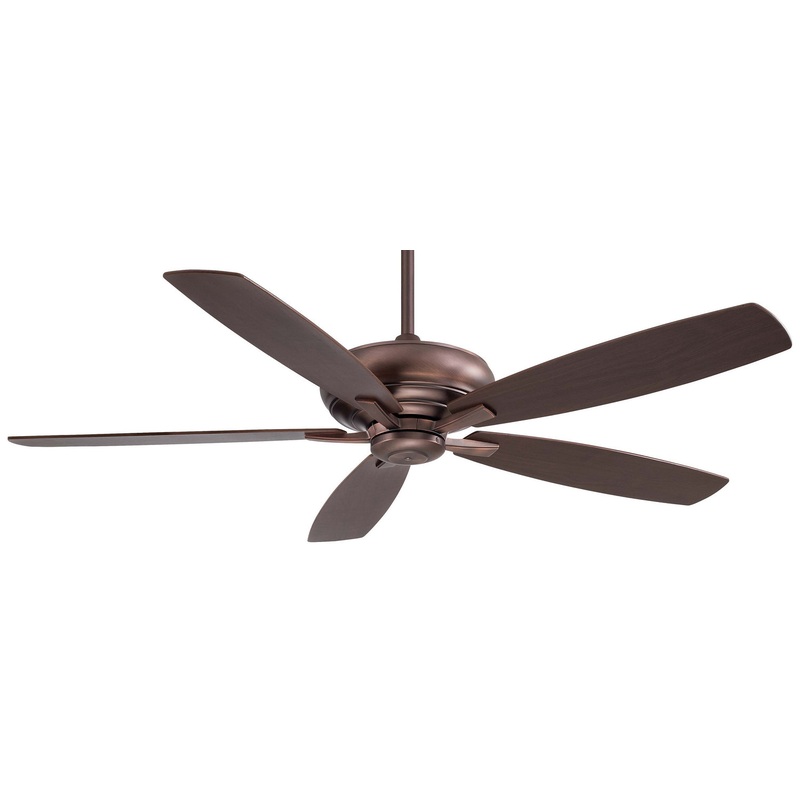 60″ 5-blade Kola-Xl 60″Ceiling Fan by Minka Aire (Dry Rated) Dark Brushed Bronze/Dark Maple/Dark Walnut