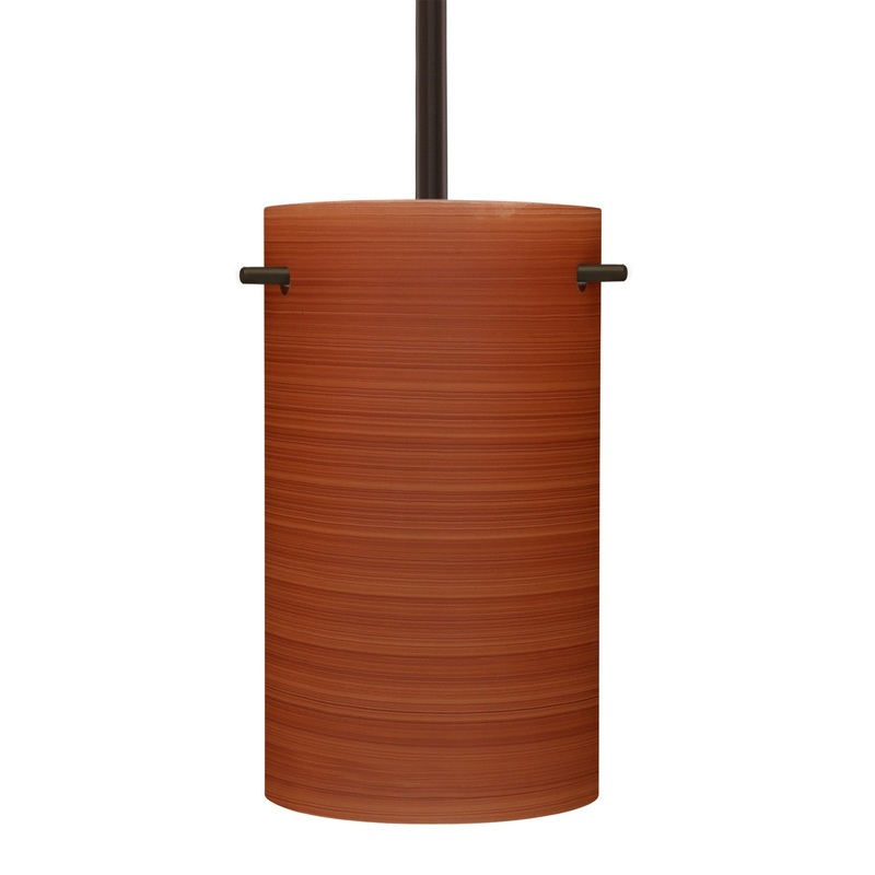 Besa 1TT-4005CH-BR Besa Tamburo 5 Stem Pendant One Light Pendant Bronze