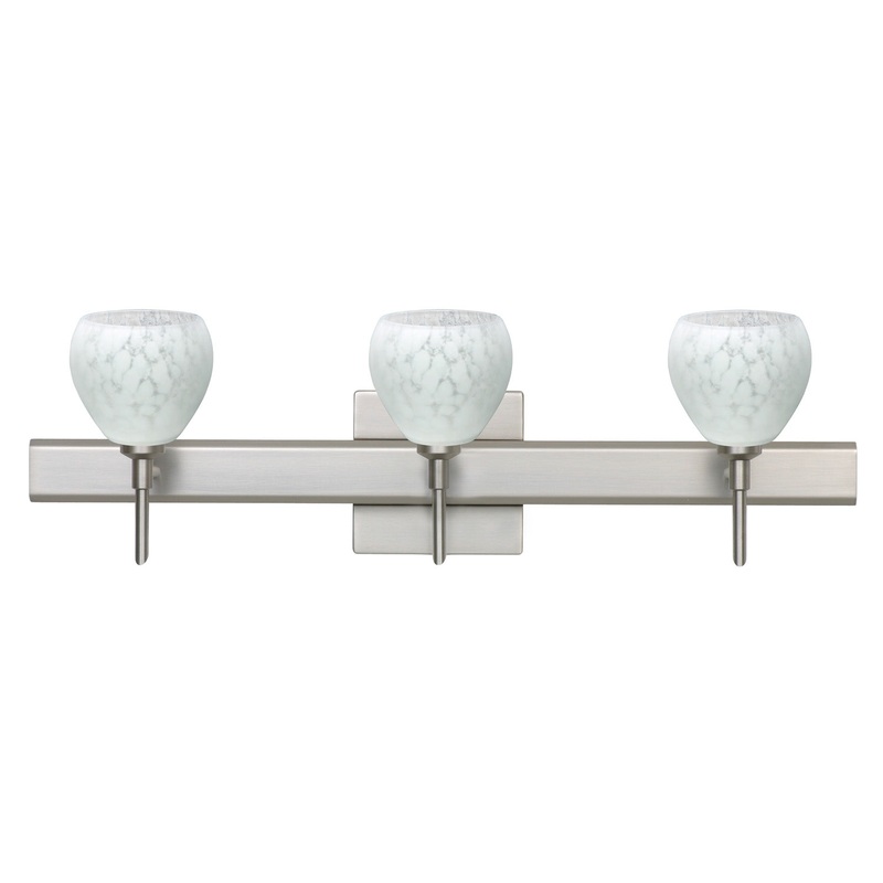 Besa 3SW-560519-SN-SQ Tay Tay Three Light Wall Sconce Satin Nickel