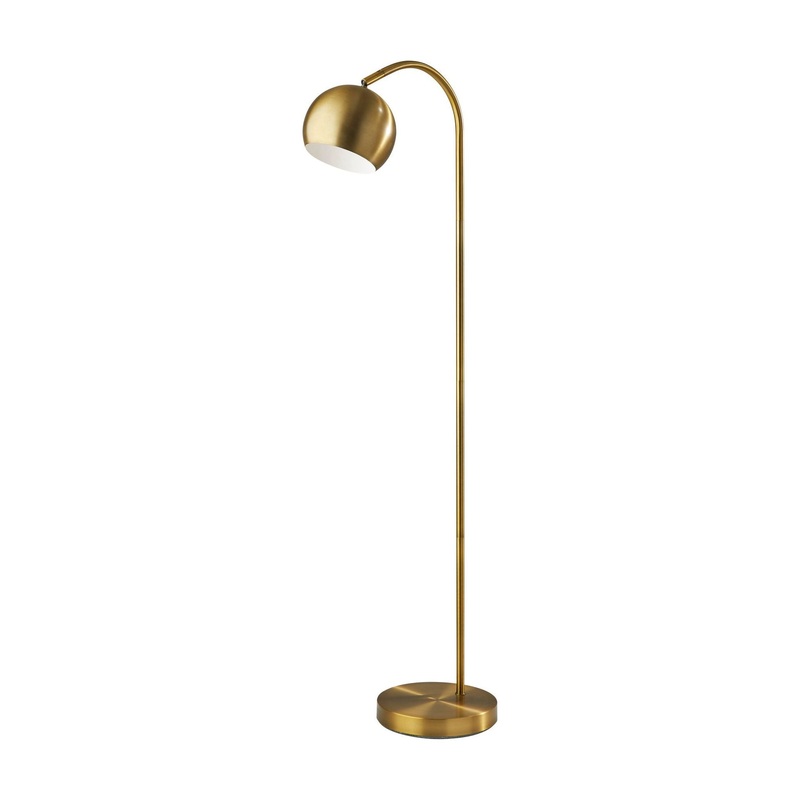 Emerson Floor Lamp Antique Brass