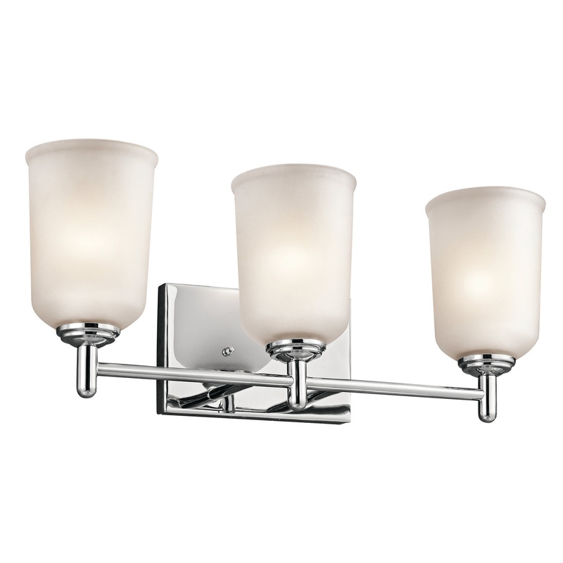 Kichler 45574CH Three Light Bath, Chrome