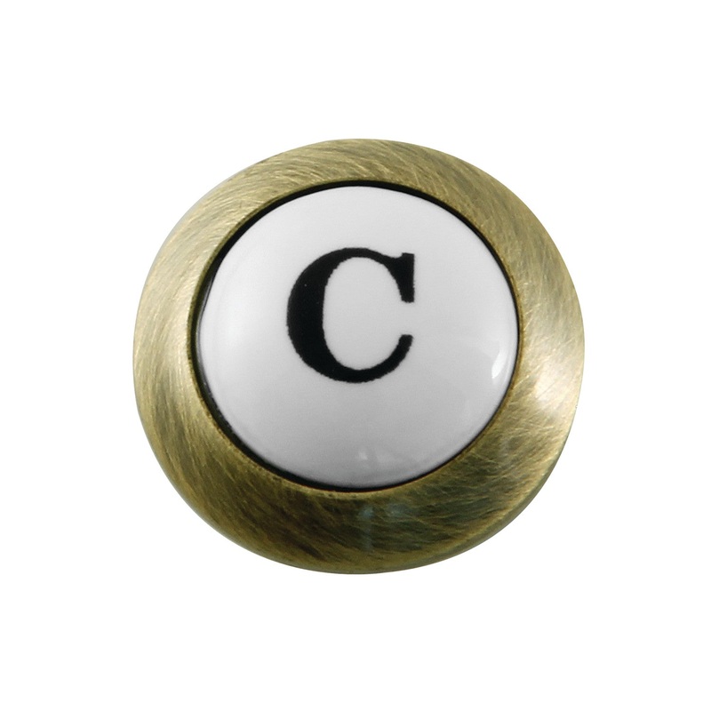 KSHI1163PXC Cold Handle Index Button, Antique Brass