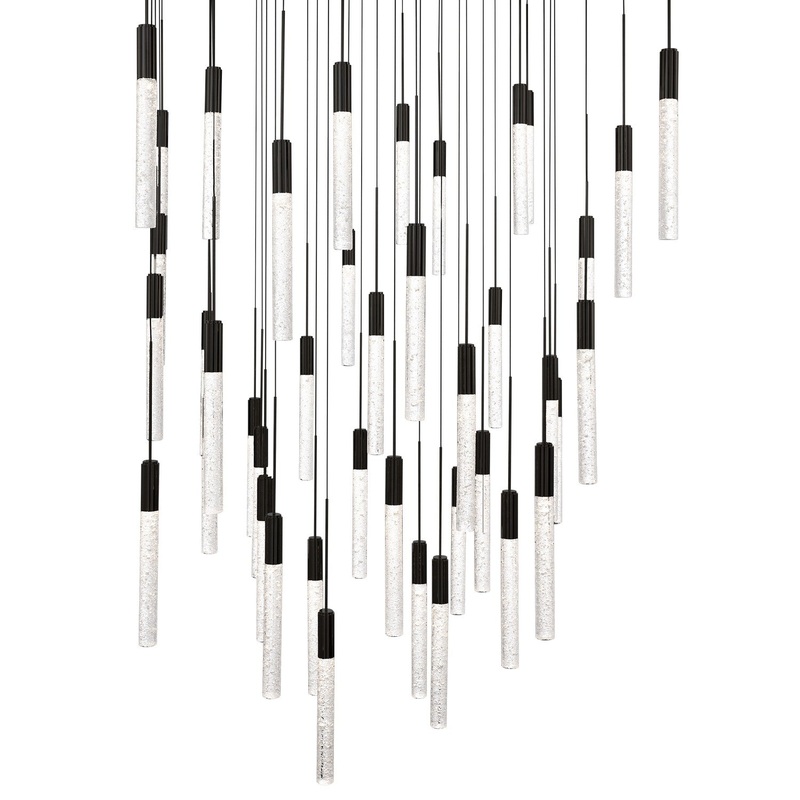 LED Pendant from the Magic Collection in Black Finish by Modern Forms