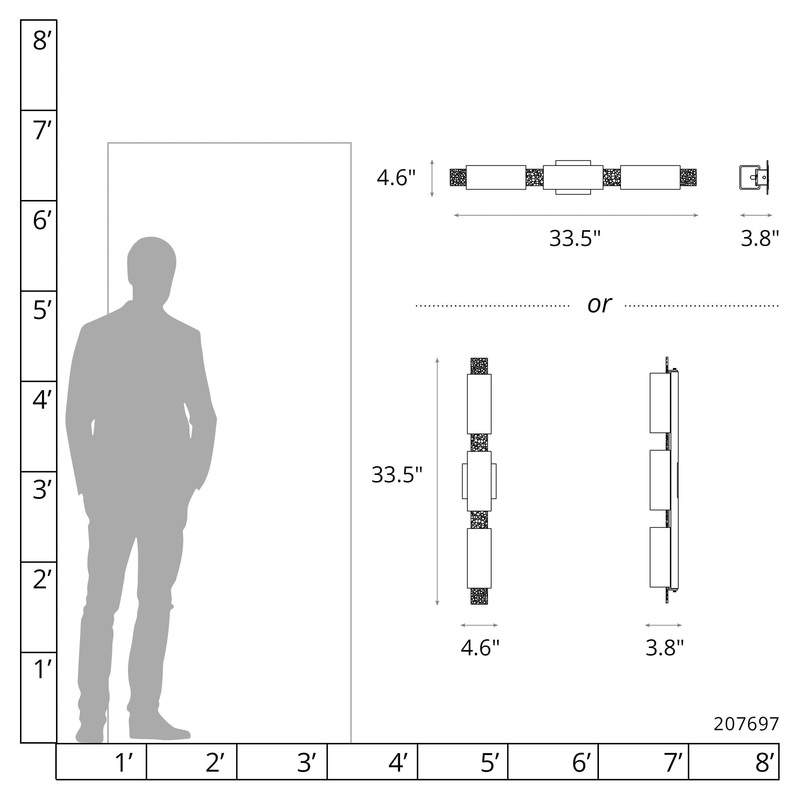 Oceanus 3-Light Sconce Ink