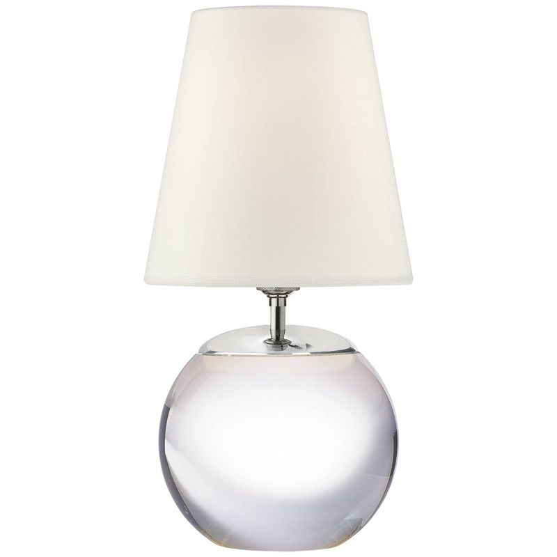 One Light Accent Lamp from the Terri Collection in Crystal Finish by Visual Comfort Signature