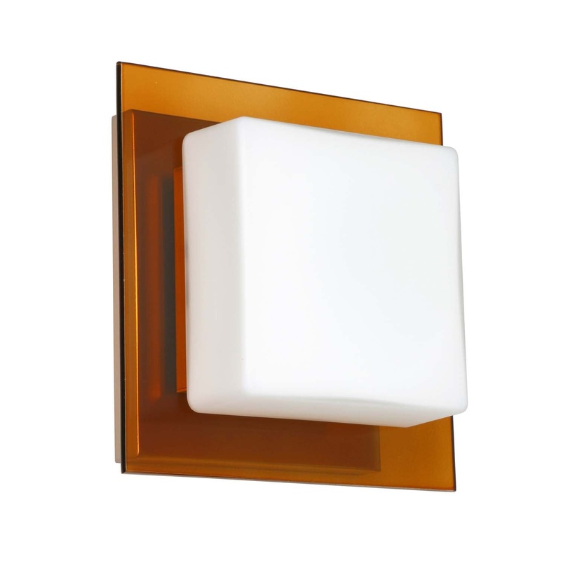 One Light Wall Sconce from the Alex Collection in Satin Nickel Finish by Besa
