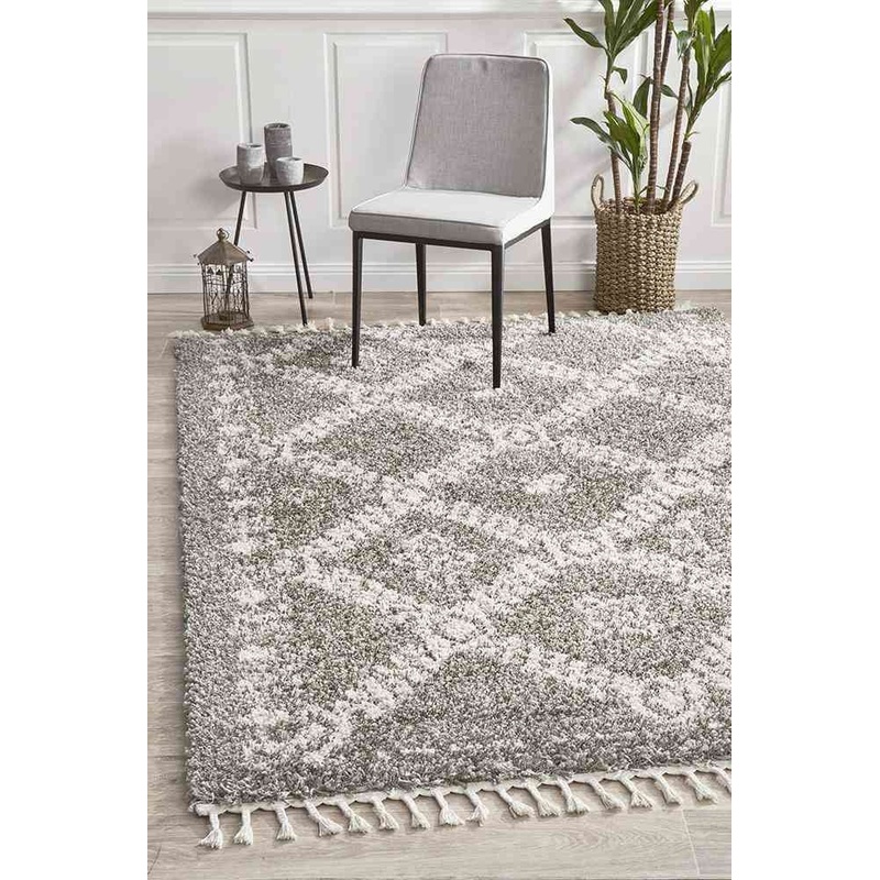 Saffron 33 Grey by Rug Culture – 170X120CM – RECTANGLE