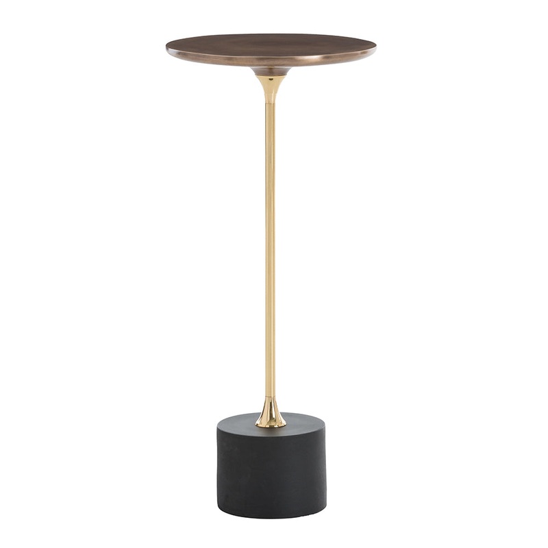 Arteriors 2654 Fitz Accent Table Antique Brass