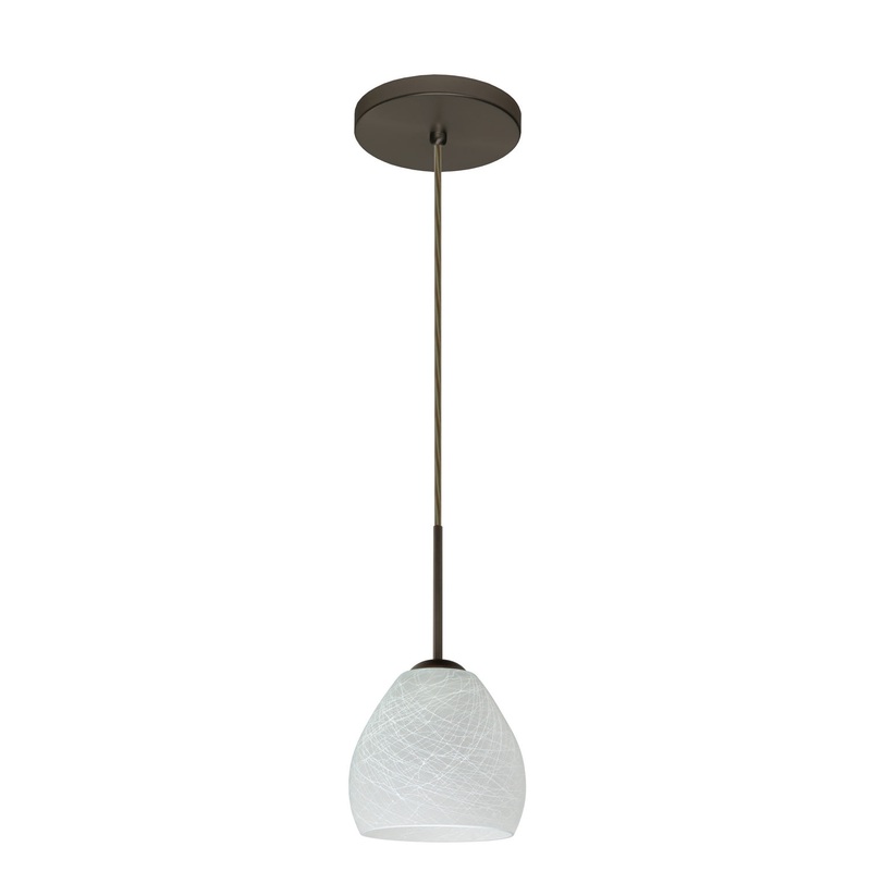 Besa 1BT-412260-HAL-BR Bolla One Light Pendant Bronze