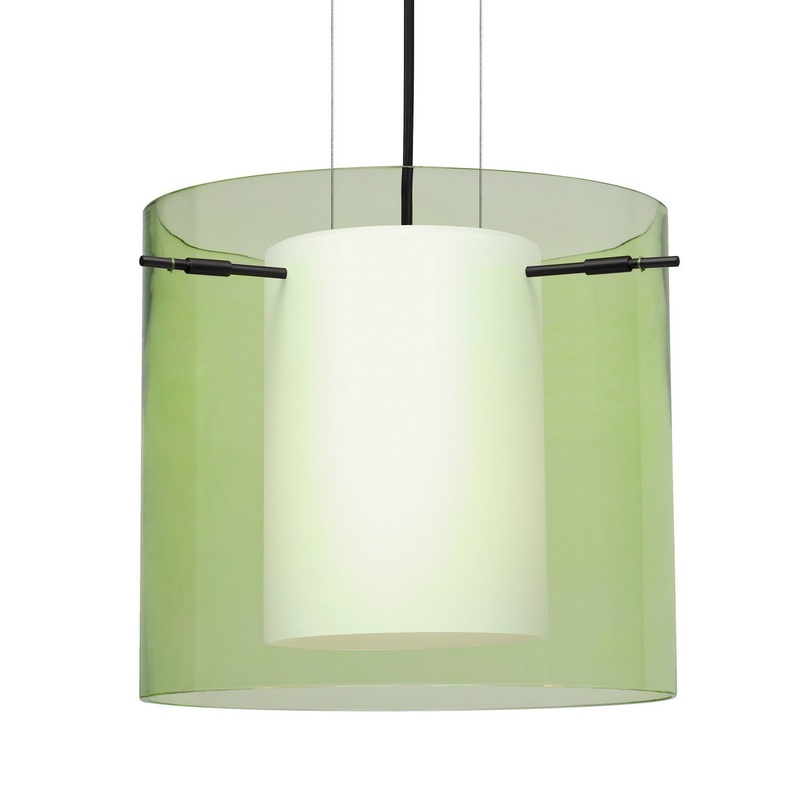 Besa 1KG-L18407-BK Besa Pahu 12 Cable Pendant One Light Pendant Black