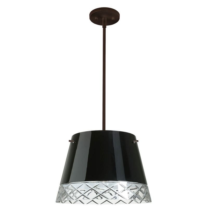 Besa 1KT-4394BC-BR Amelia Three Light Pendant Bronze (Discontinued)