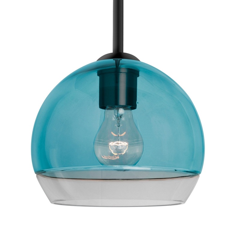Besa 1TT-ALLY8BL-BK Besa Ally 8 Stem Pendant One Light Pendant Black