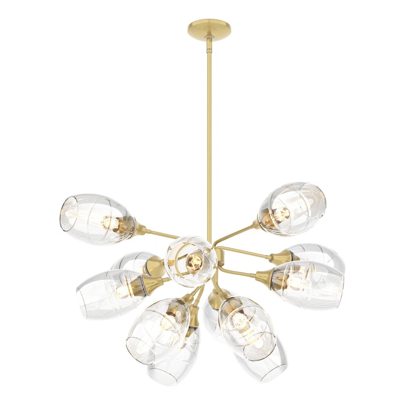 Ensemble Pendant Modern Brass