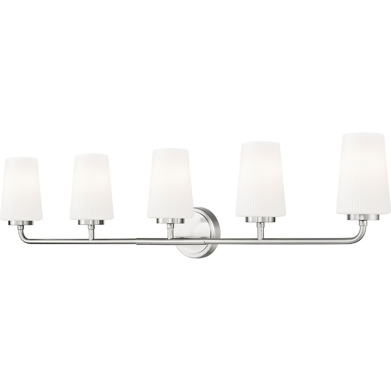 Montford 5-Light Vanity Brushed Nickel