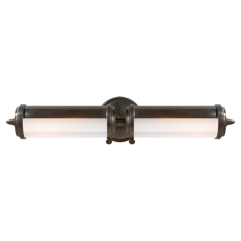 Two Light Bath Sconce from the Merchant Collection in Bronze Finish by Visual Comfort Signature
