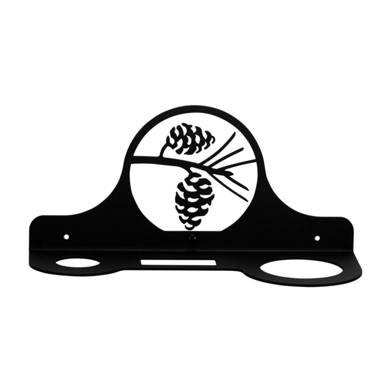 Village Wrought Iron HD-89 Pinecone Hair Dryer Rack