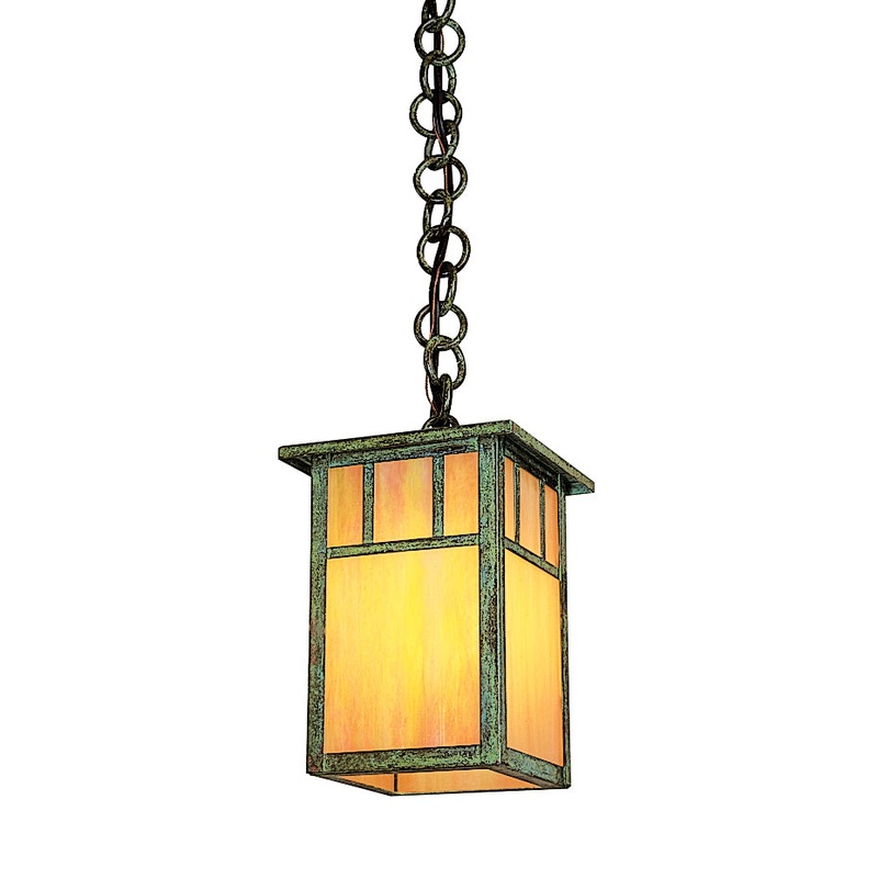 Arroyo HH-4LDTGW-VP Huntington One Light Pendant Verdigris Patina