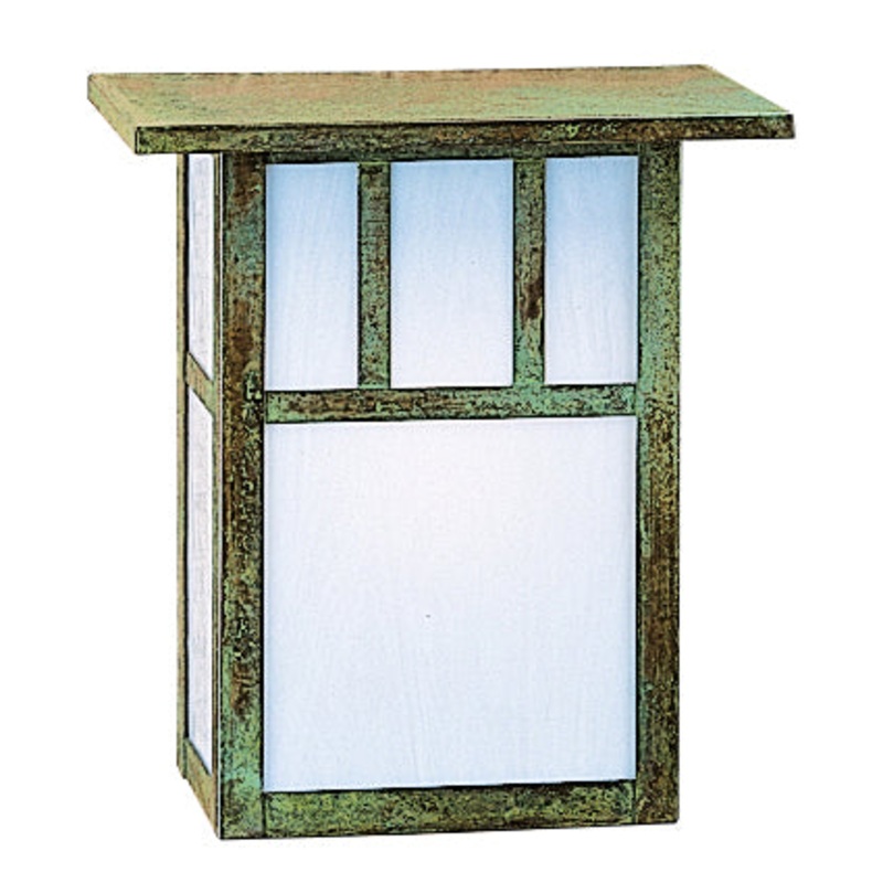 Arroyo HS-8DTWO-VP Huntington One Light Wall Mount Verdigris Patina