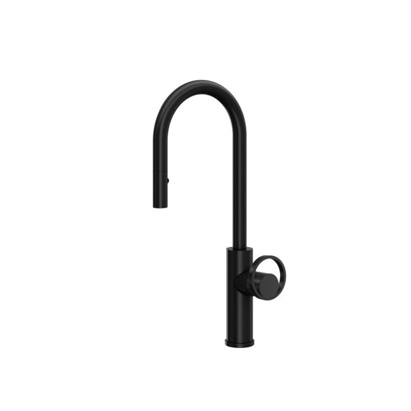 Bar Faucet Eclissi Pull Down Less Handle Matte Black 1.8 Gallons per Minute
