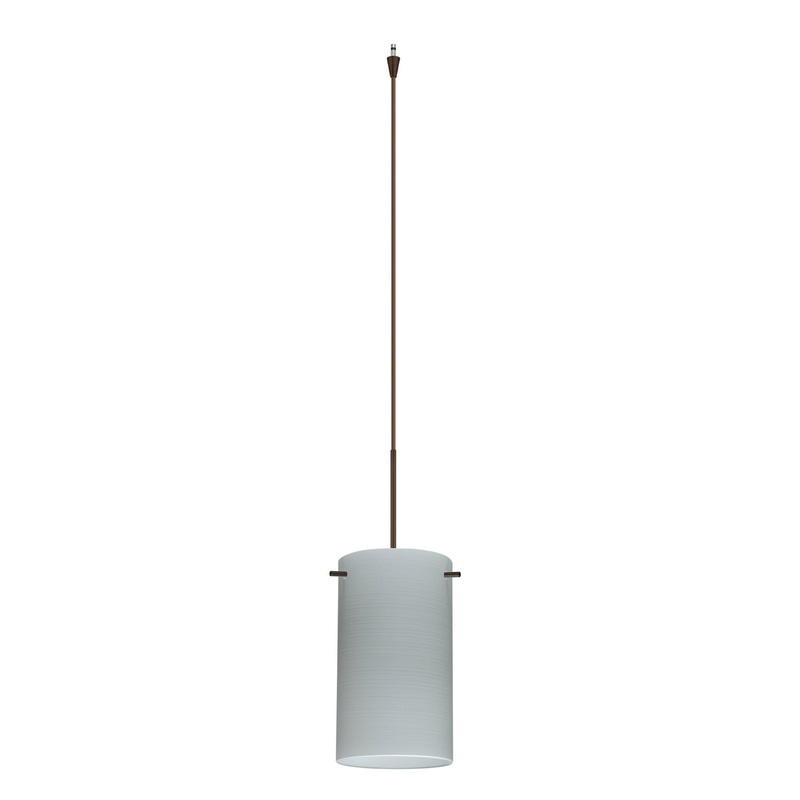Besa XP-4404KR-BR Stilo One Light Pendant Bronze