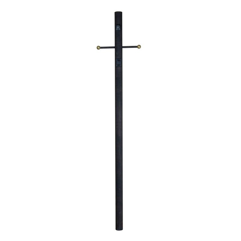Craftmade Z8794-TB Smooth Direct Burial Post Textured Black
