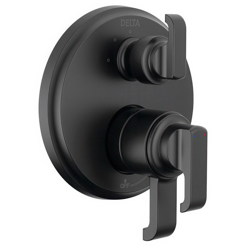 Diverter Trim Tetra 17 Series Integrated 3 Functions Matte Black
