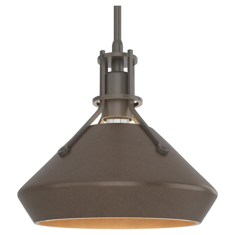 Henry Pendant with Chamfer Dark Smoke Bronze