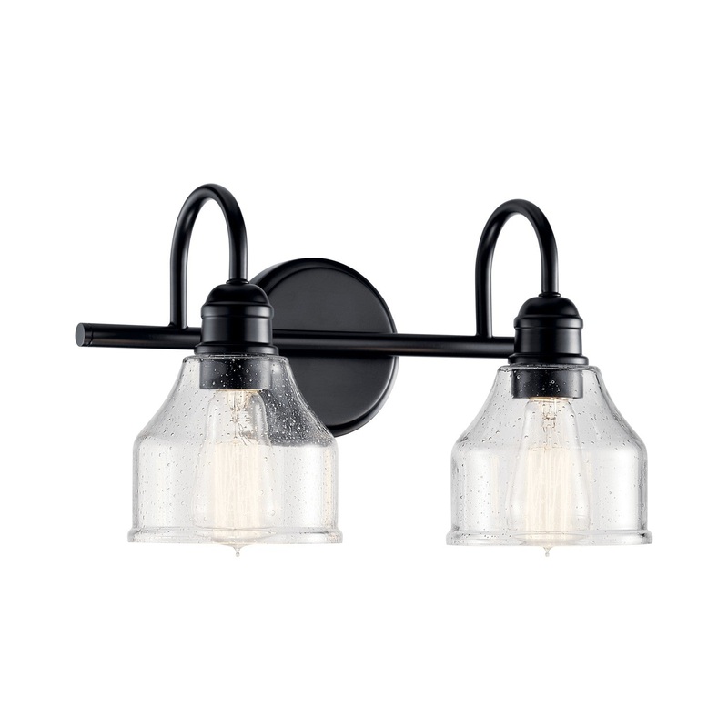 Kichler 45972BK Two Light Bath, Black