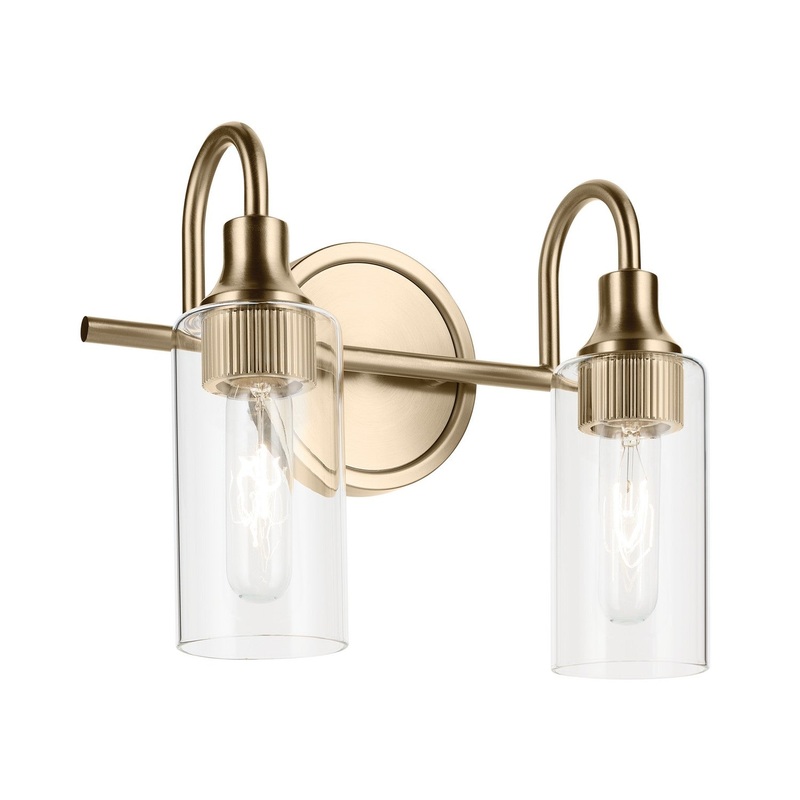 Kichler 55210CPZ Two Light Bath, Champagne Bronze