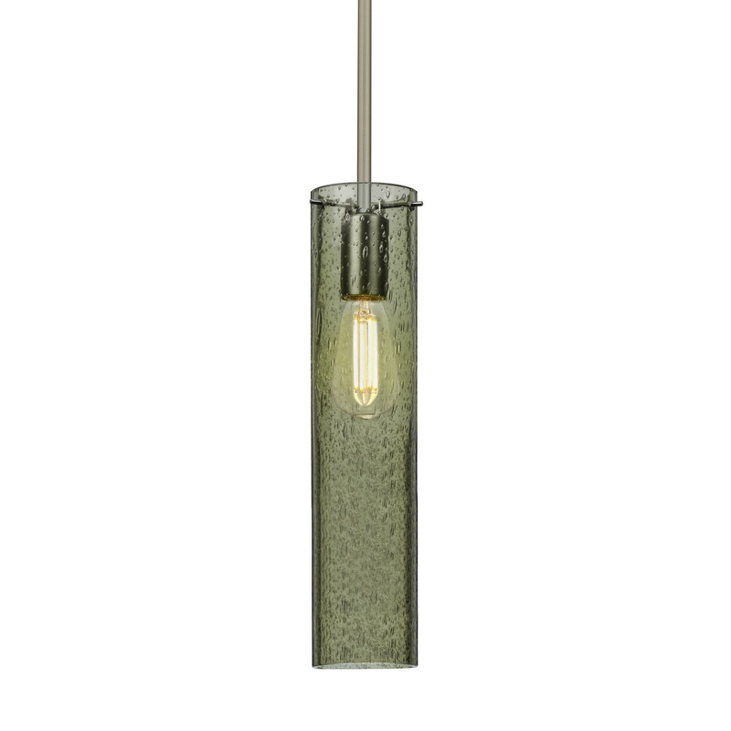 Besa 1TT-JUNI16MS-EDIL-SN Juni One Light Pendant Satin Nickel