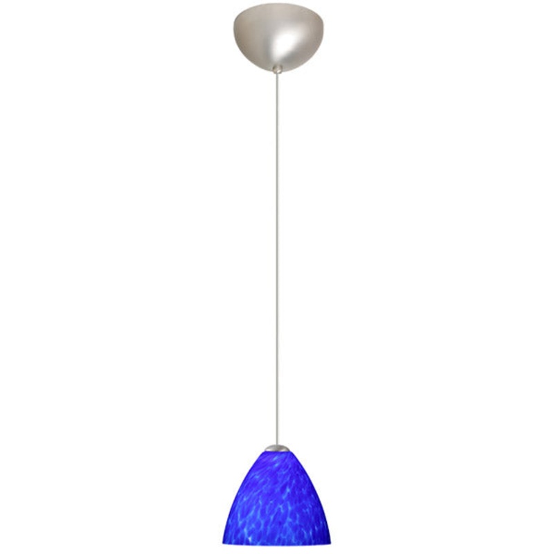 Besa 1XC-177986-SN Mia One Light Pendant Satin Nickel