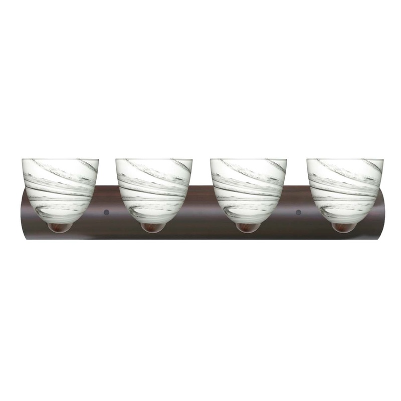Besa 4WZ-7572MG-BR Sasha Four Light Wall Sconce Bronze (Discontinued)