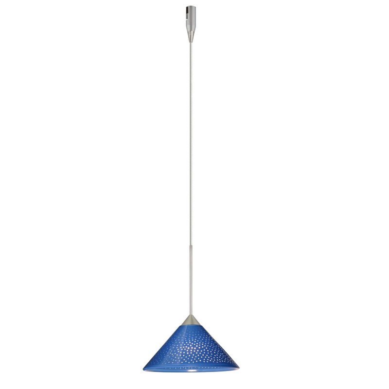 Besa RXP-282484-SN Kona One Light Pendant Satin Nickel