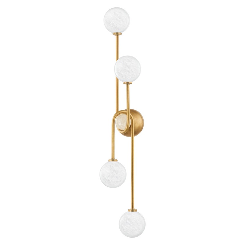 Corbett Lighting 378-04-VB Astro Four Light Wall Sconce Vintage Brass