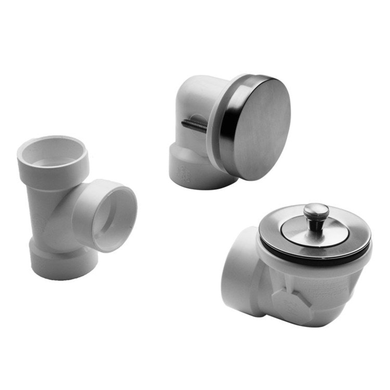 Drain Kit Oil Rubbed Bronze Brass Includes Lift & Turn Strainer with Round No Hole Faceplate Half Kit