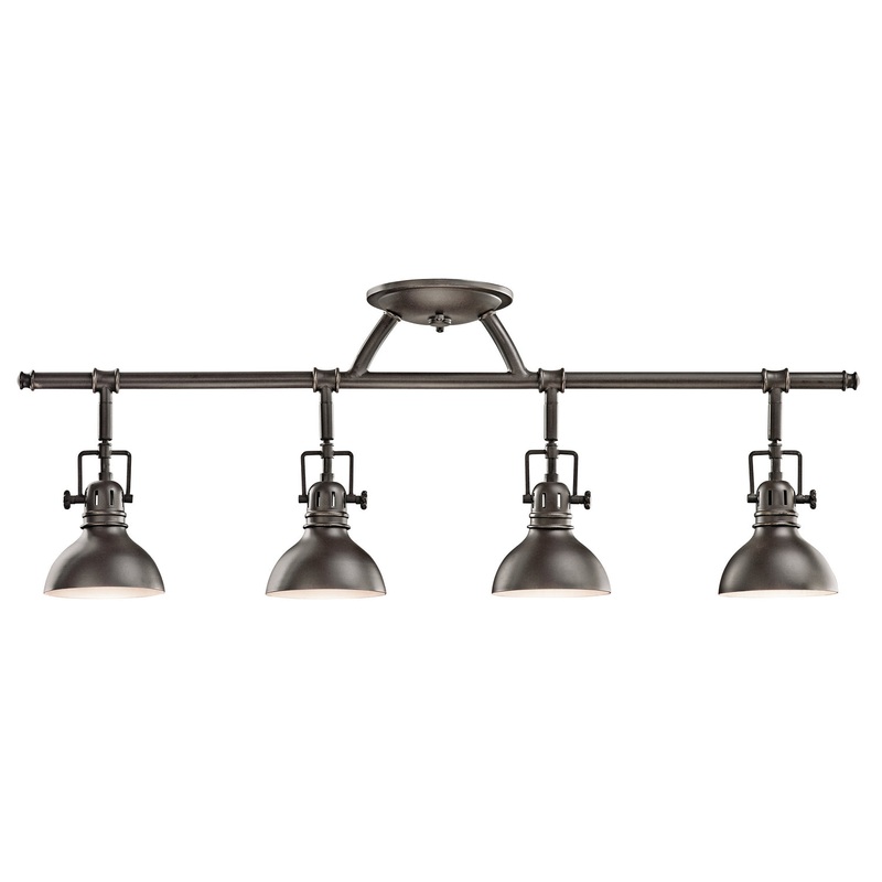 Kichler 7704OZ Four Light Rail Light, Olde Bronze