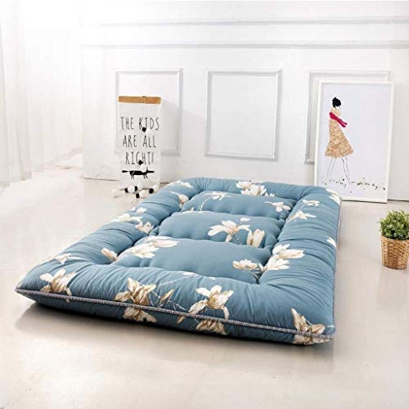 LJ Addensare Pieghevole Materasso Tops, Letti Pieghevoli Futons Tradizionale Giapponese Tatami Tappetino for Yoga Letto da Campo Materasso (Color : B, Size : 180x200cm(71x79inch))