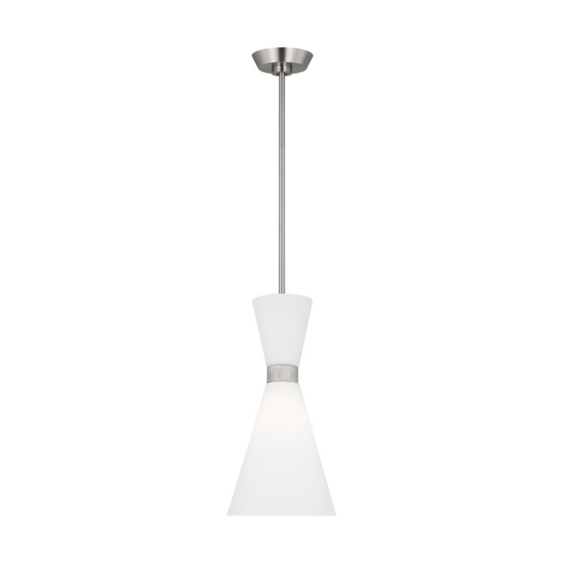 Pendant Belcarra Small 1 Lamp Brished Nickel