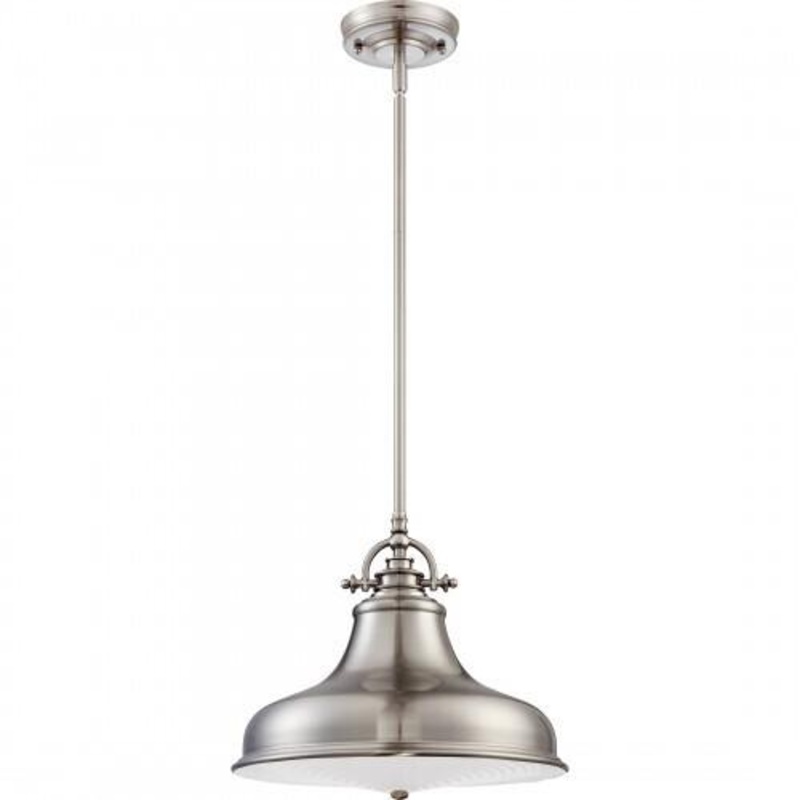 Quoizel ER1814BN Emery Pendant brsh nikl 1lt Pendant