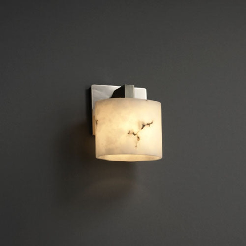 Wall Sconce from the LumenAria Collection in Brushed Nickel Finish by Justice Designs
