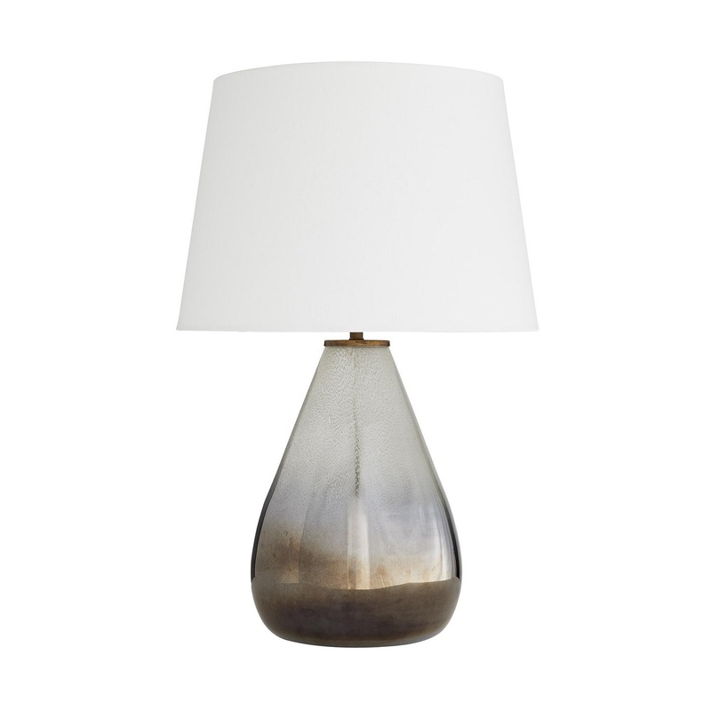 Arteriors 46404-326 Tiber One Light Table Lamp Seedy &, Smoke Luster Ombre