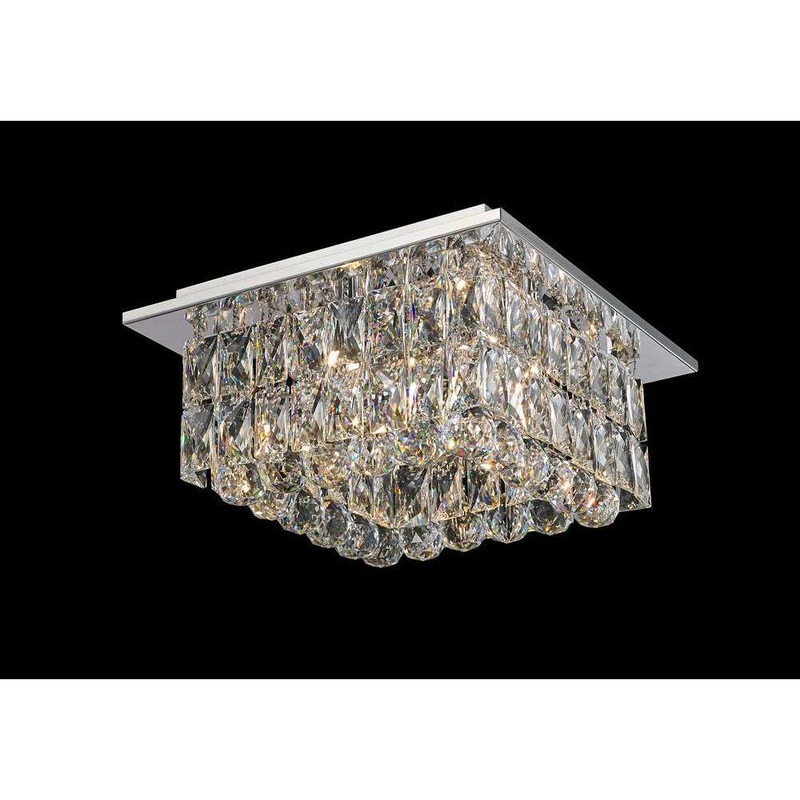 Avant-Garde 4-Light Flush Mount Chrome