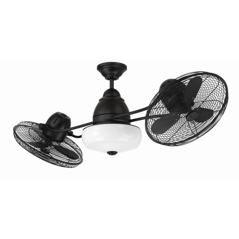 Craftmade BW248FB6 Bellows II Indoor/Outdoor 48″Ceiling Fan Flat Black